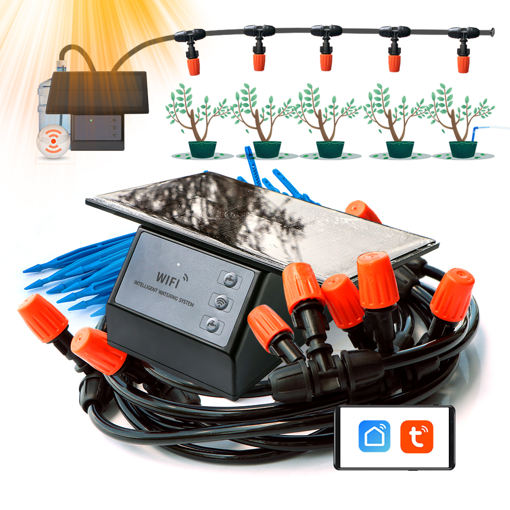Smart Garden Devices - High Quality Tuya Solar Pane Wifi-compatibility
