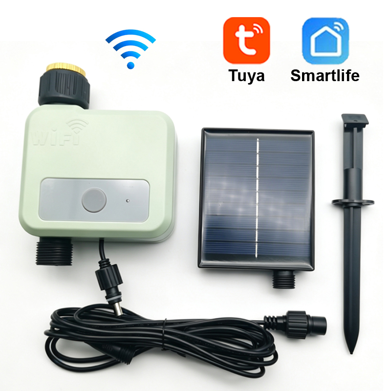 Smart Garden Devices - Tuya WiFi Watering Timer Solar Smart