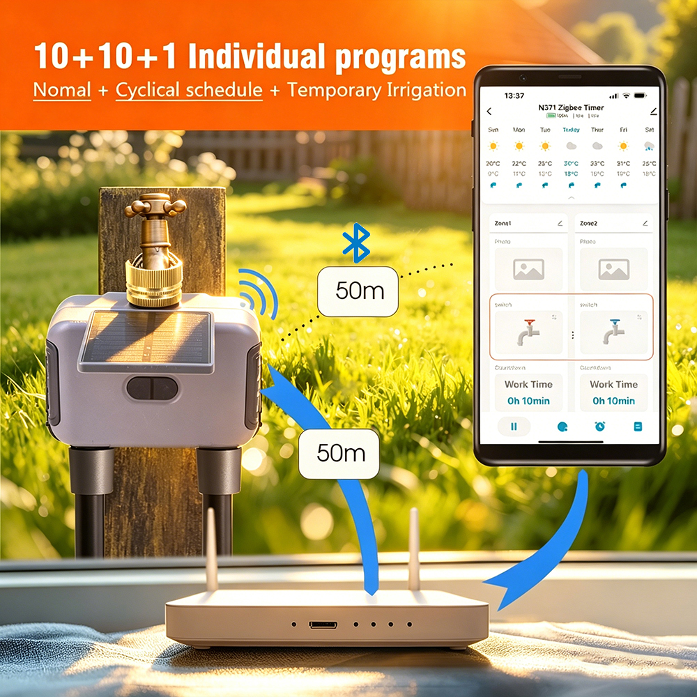Tuay Smart Solar 2-Zone Wateri - Smart Garden Devices recensione e prezzo