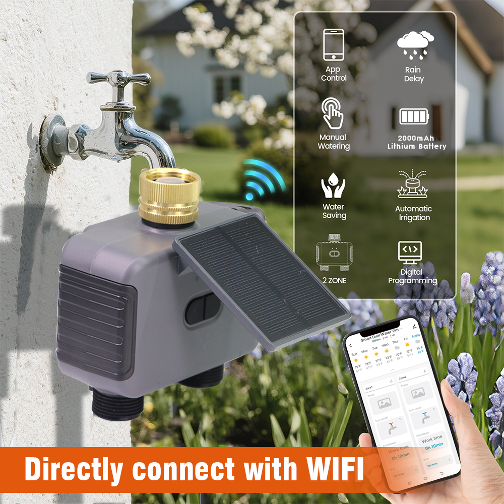 Tuay Smart Solar 2-Zone Wateri - Smart Garden Devices recensione e prezzo