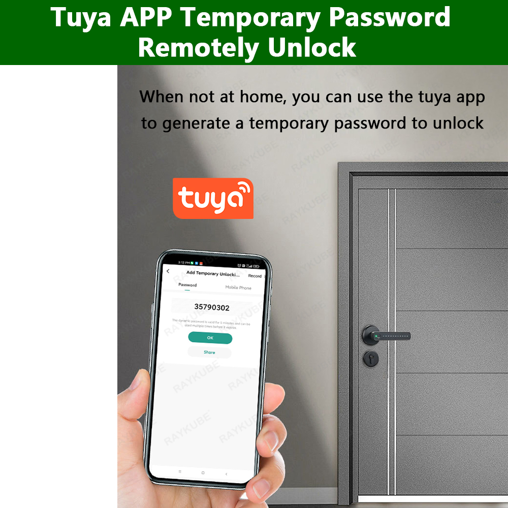 RAYKUBE M3 Tuya BLE Smart Fing - Smart Garden Gate Lock recensione e prezzo