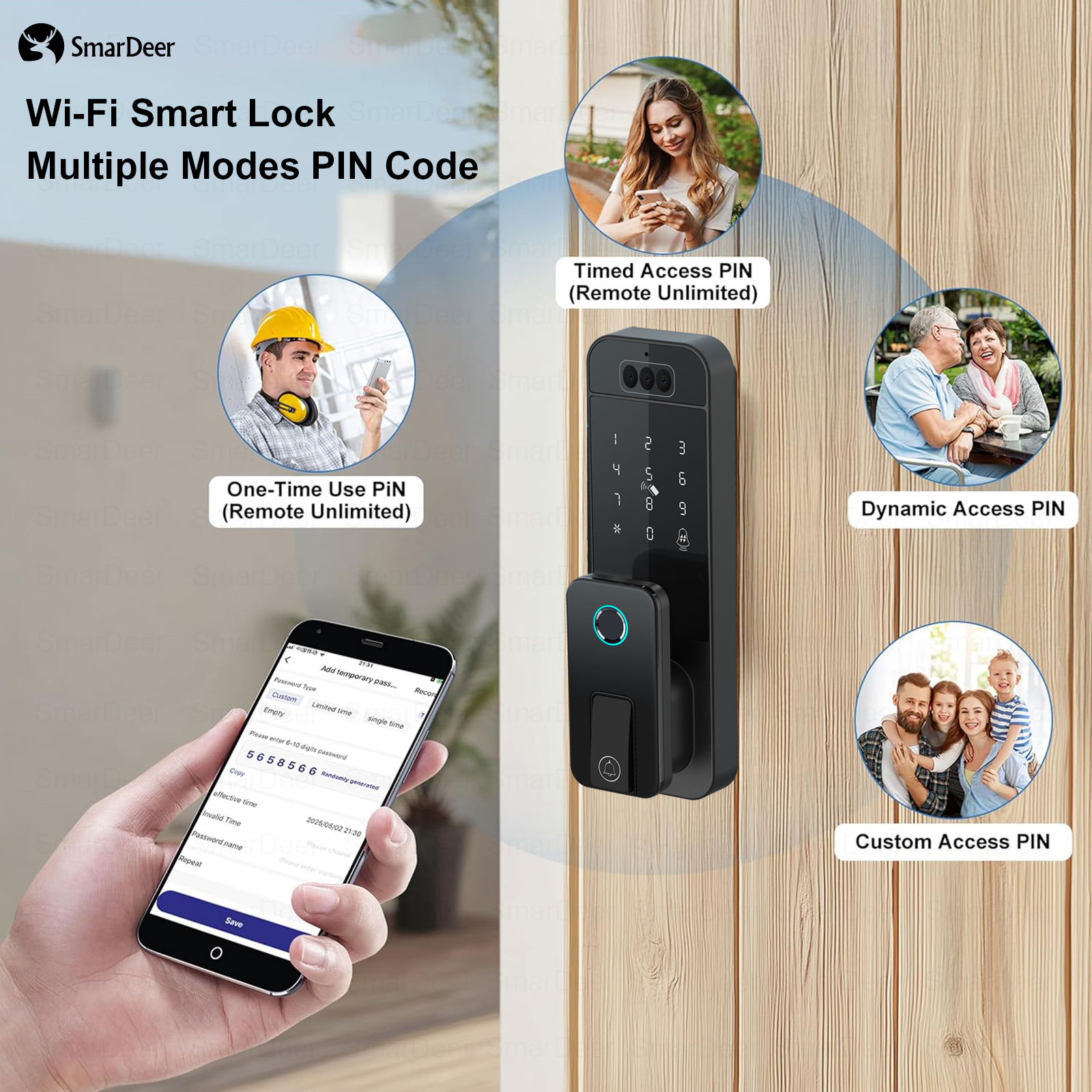 Waterproof Outdoor Smart Door  - Smart Garden Gate Lock recensione e prezzo