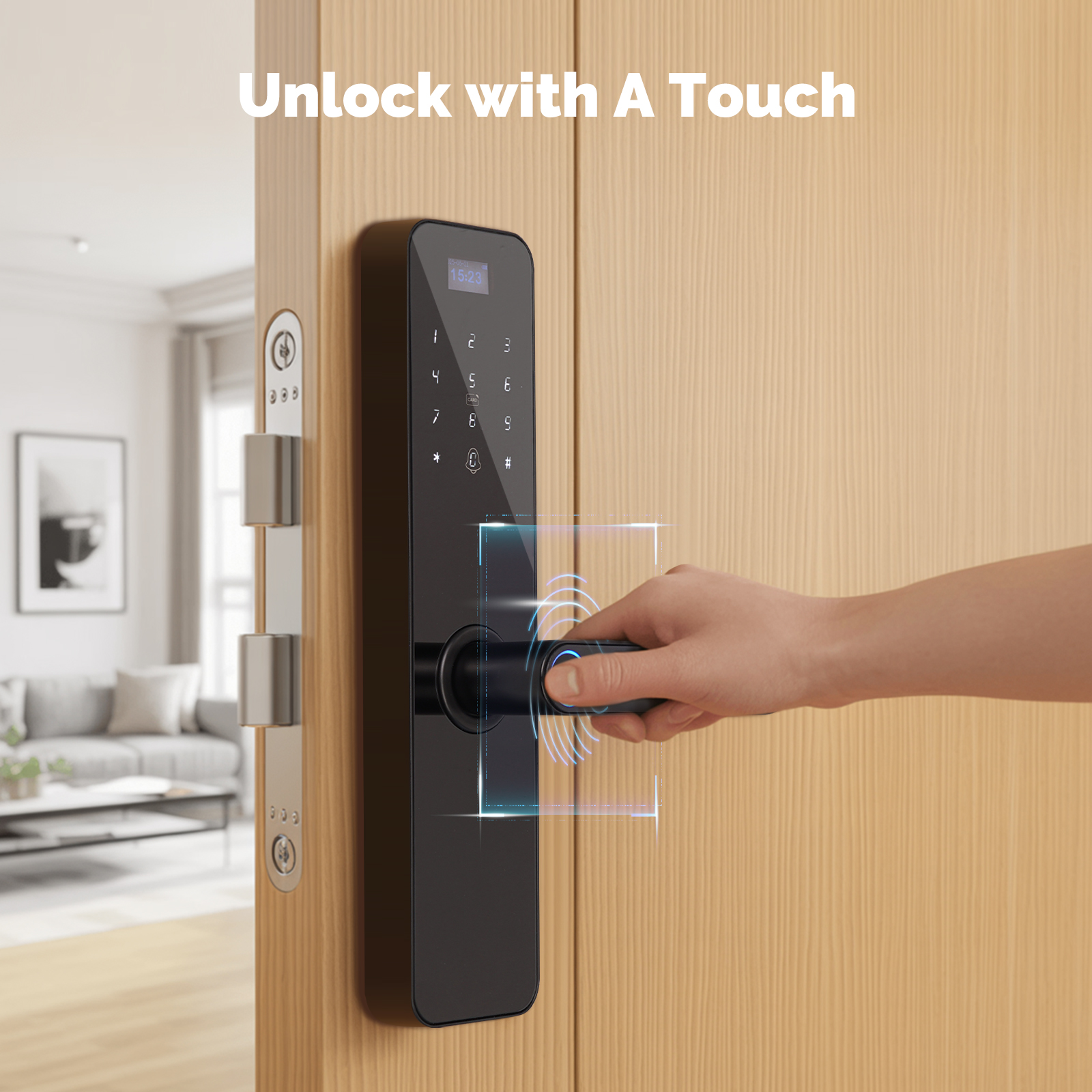 MOES Bluetooth Smart Wooden Do - Smart Garden Gate Lock recensione e prezzo