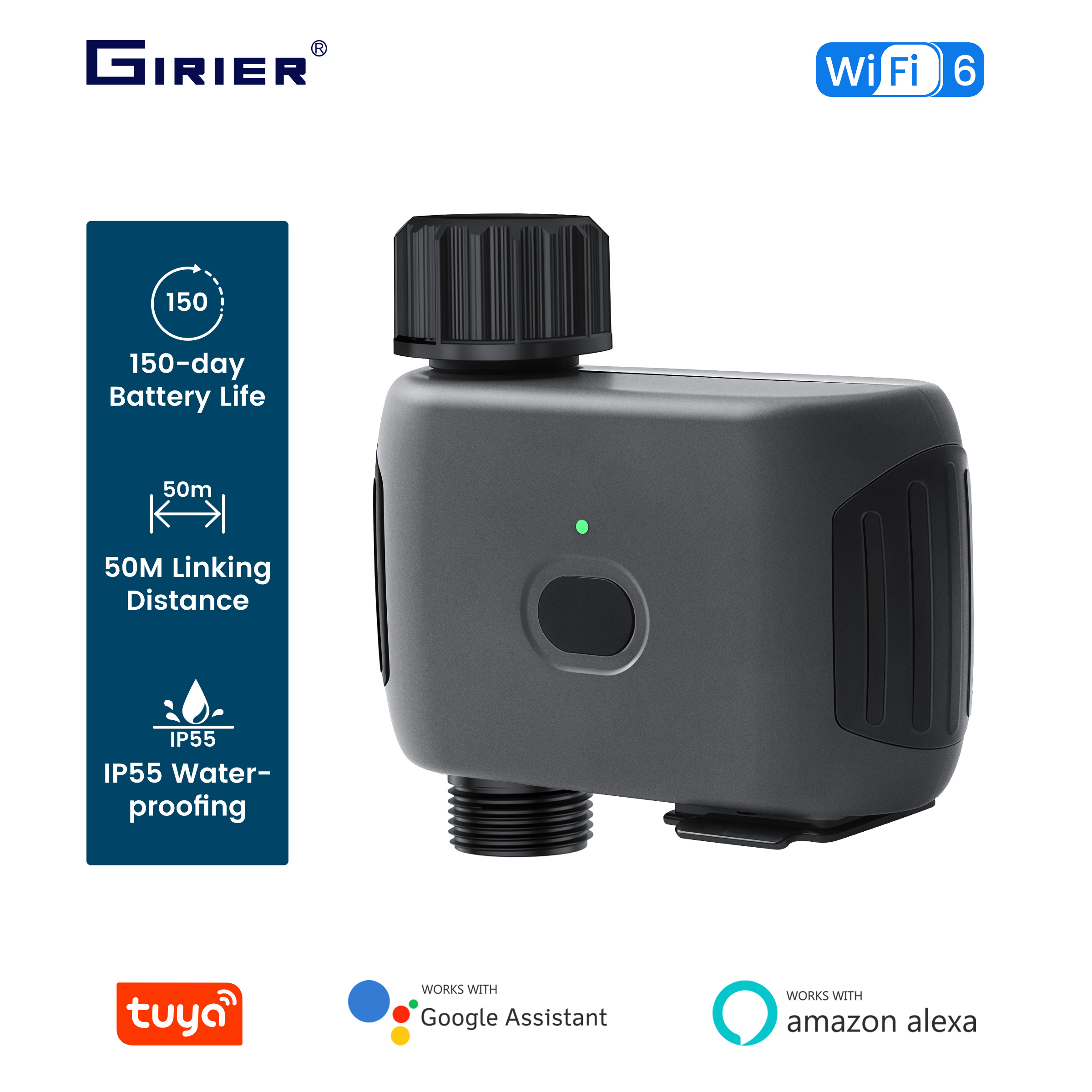 GIRIER Tuya Smart Water Timer  - Smart Garden Water Timer recensione e prezzo
