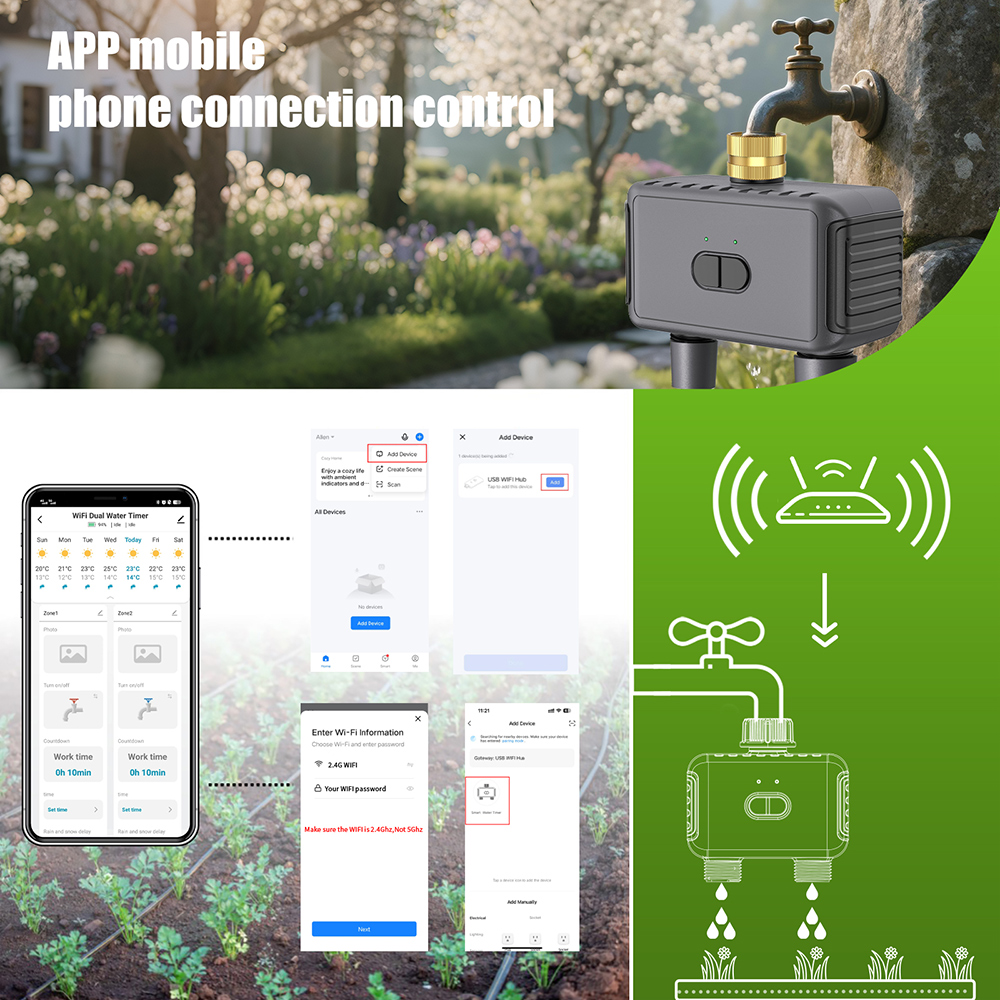 Wifi Automatic Water Timer Dua - Smart Garden Water Timer recensione e prezzo