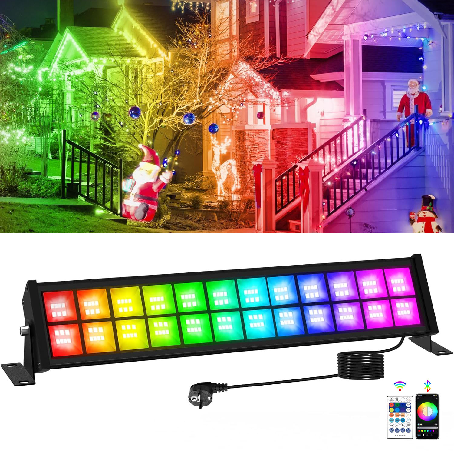 50/72W RGB LED Floodlight Bar  - Smart Garden Uk recensione e prezzo