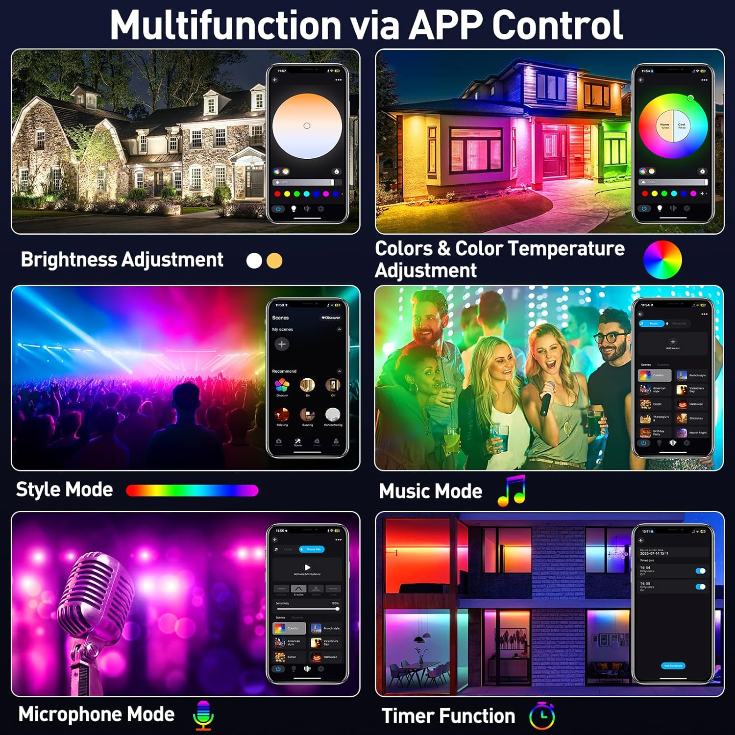 50/72W RGB LED Floodlight Bar  - Smart Garden Uk recensione e prezzo