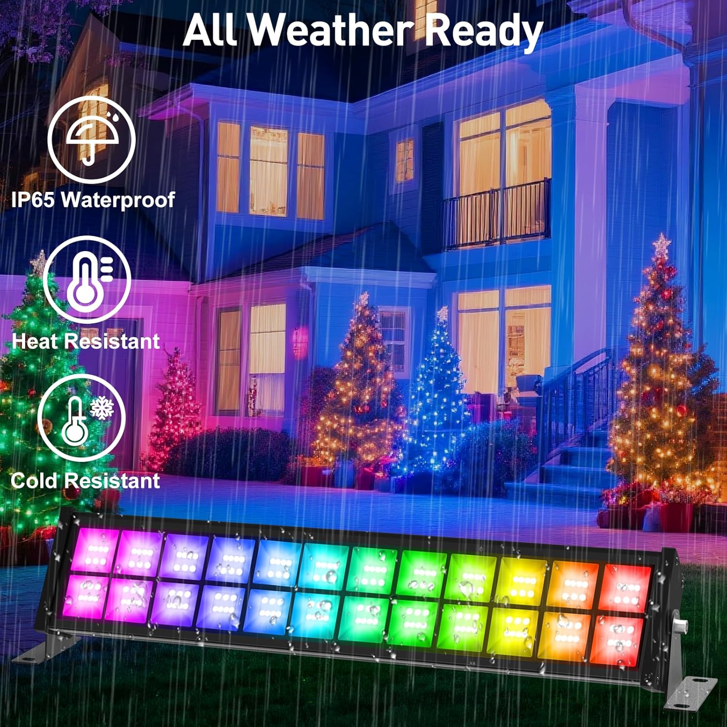 50/72W RGB LED Floodlight Bar  - Smart Garden Uk recensione e prezzo