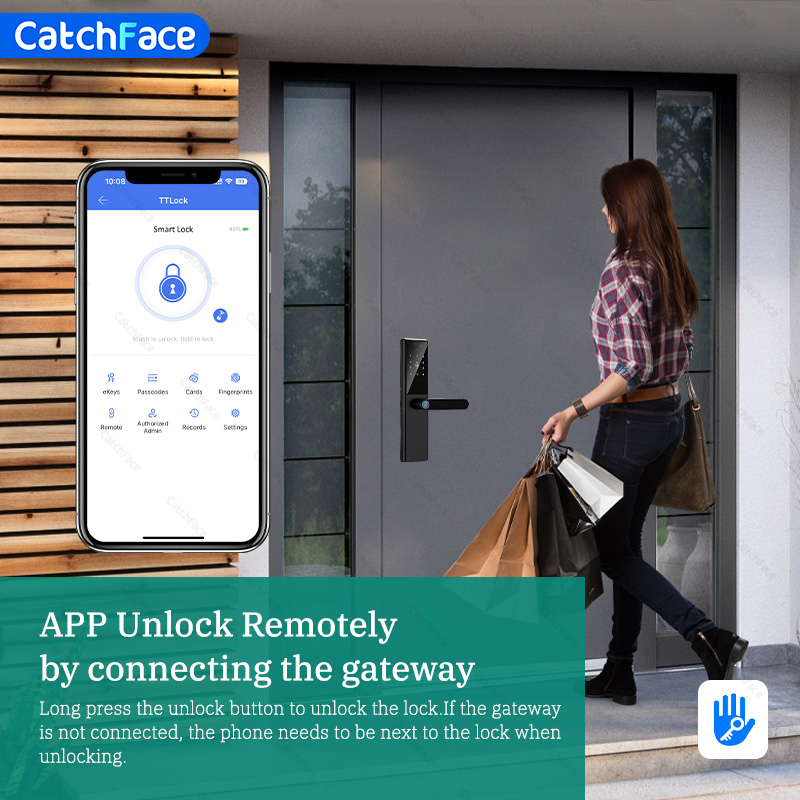 Bluetooth Fingerprint Door Loc - Smart Garden Gate Lock recensione e prezzo