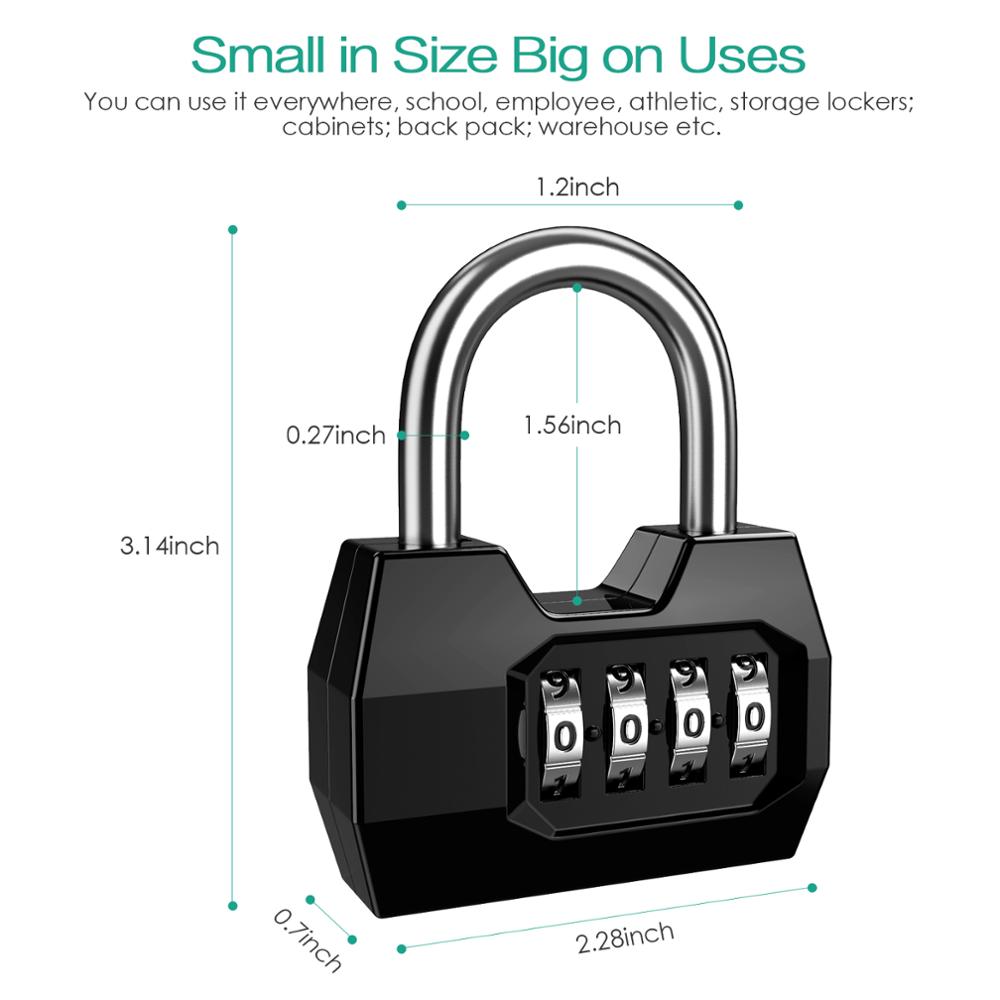 ORIA Combination Padlock 4-Dig - Smart Garden Gate Lock recensione e prezzo