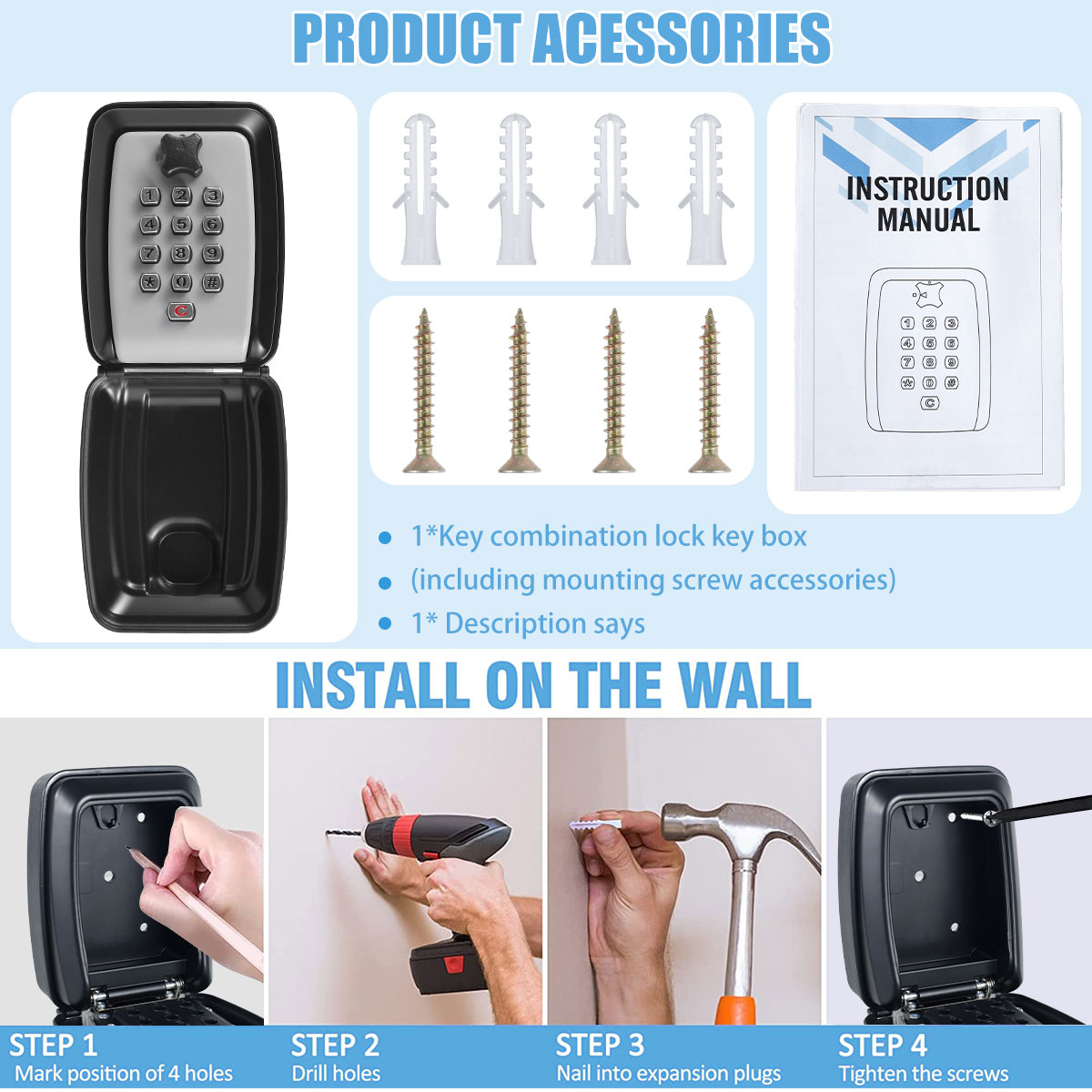 New Smart Password Combination - Smart Garden Gate Lock recensione e prezzo