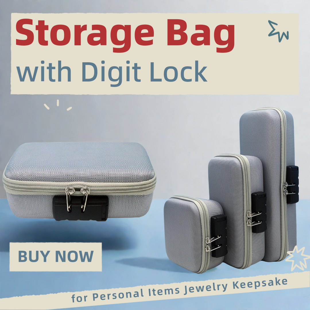 Storage Bag with Digit Lock Pr - Smart Garden Gate Lock recensione e prezzo