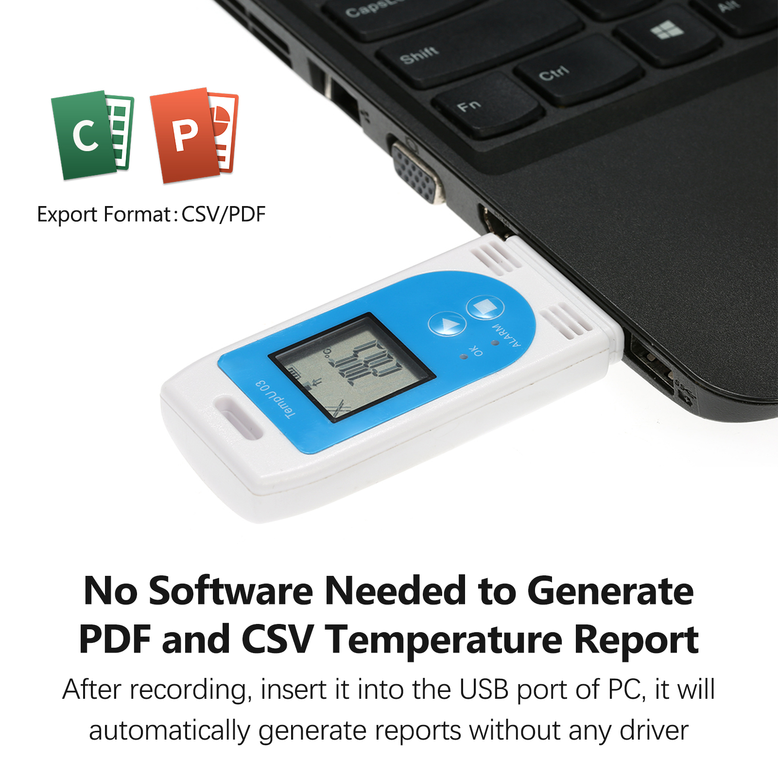 USB Temperature Humidity Logge - Rain Gauge Digital recensione e prezzo