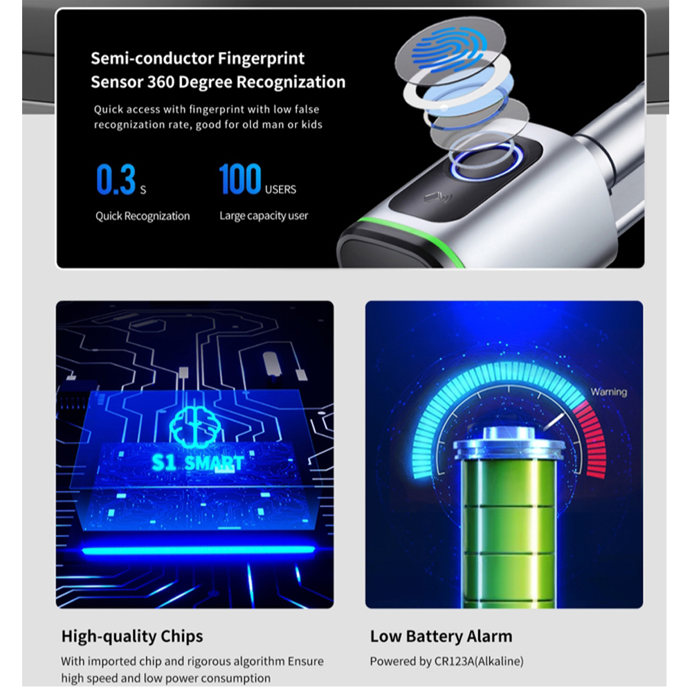 Zemismart BLE Smart Electronic - Smart Garden Gate Lock recensione e prezzo
