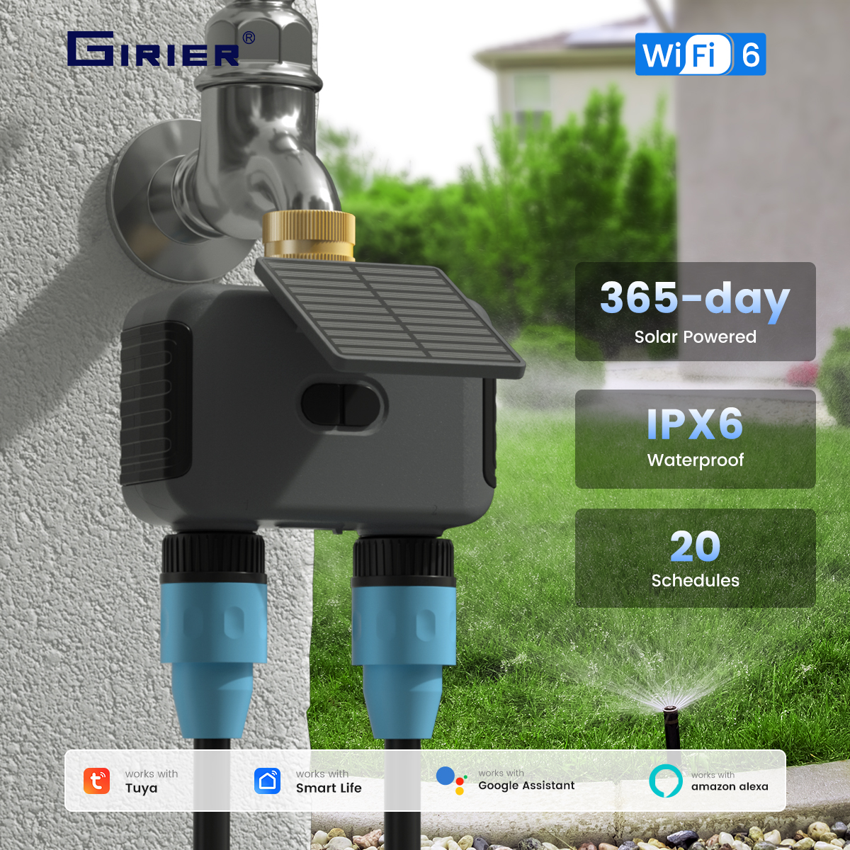 GIRIER Tuya WiFi Smart Water T - Smart Garden Water Timer recensione e prezzo