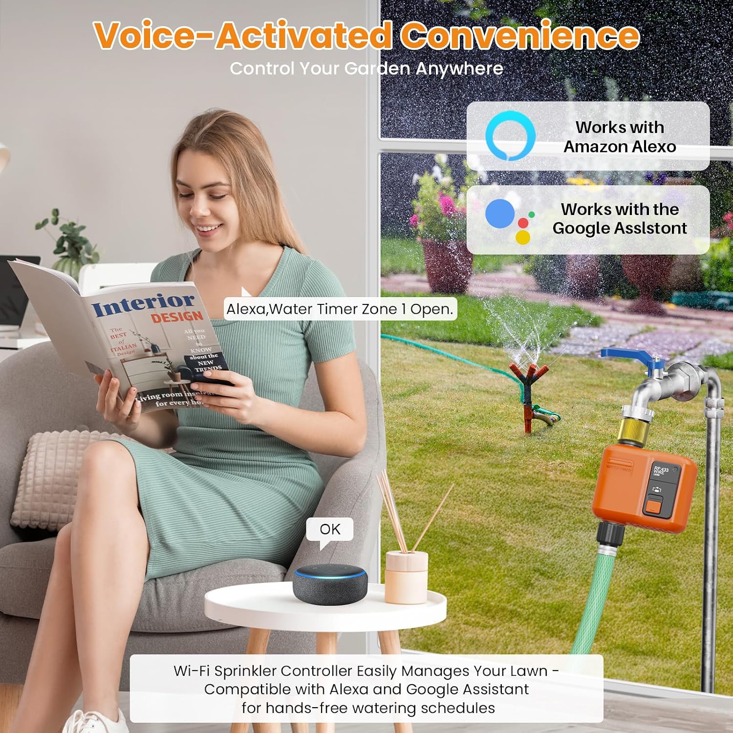 Smart WiFi Water Timer for Gar - Smart Garden Water Timer recensione e prezzo