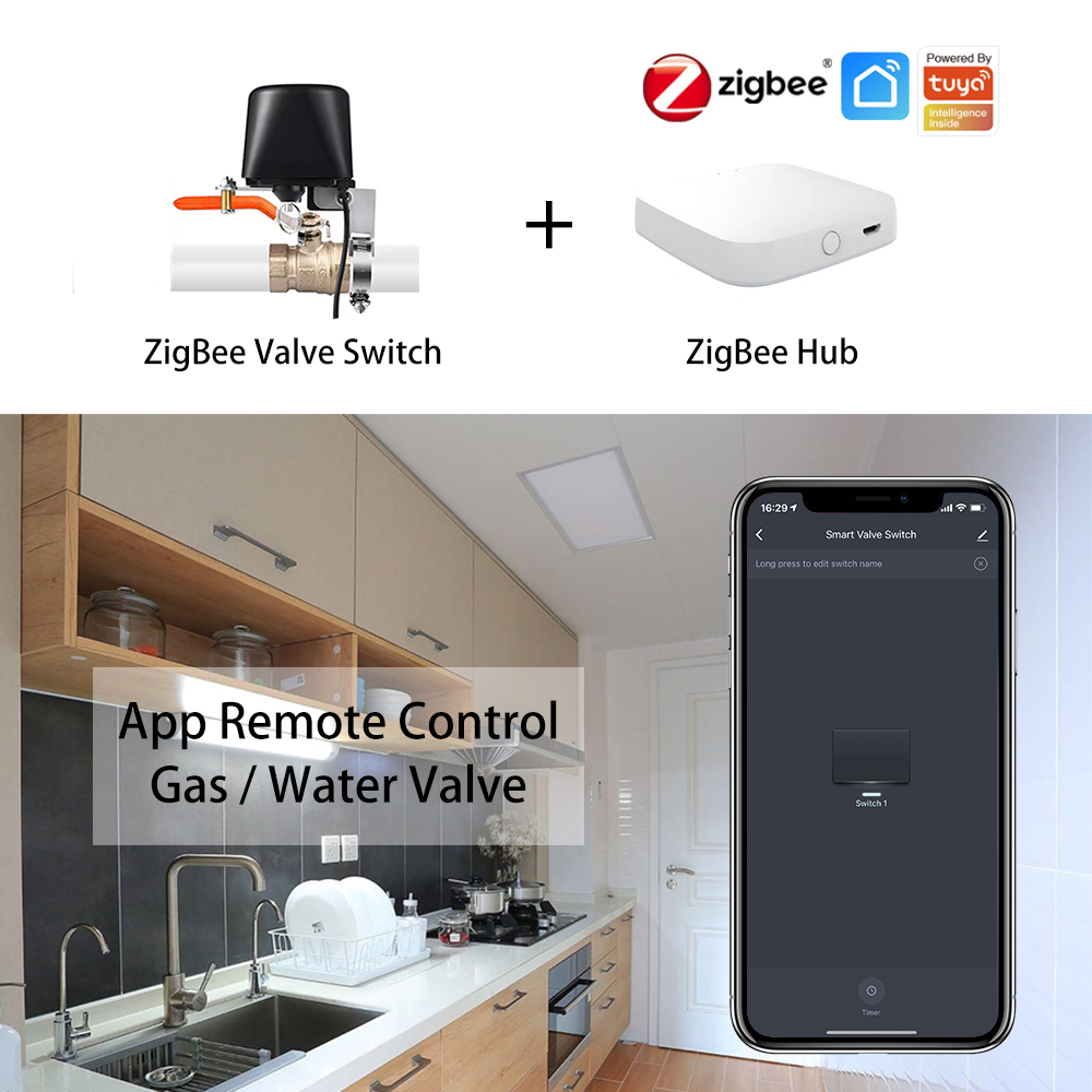ZigBee Water/Gas Valve Remote  - Smart Garden Water Timer recensione e prezzo