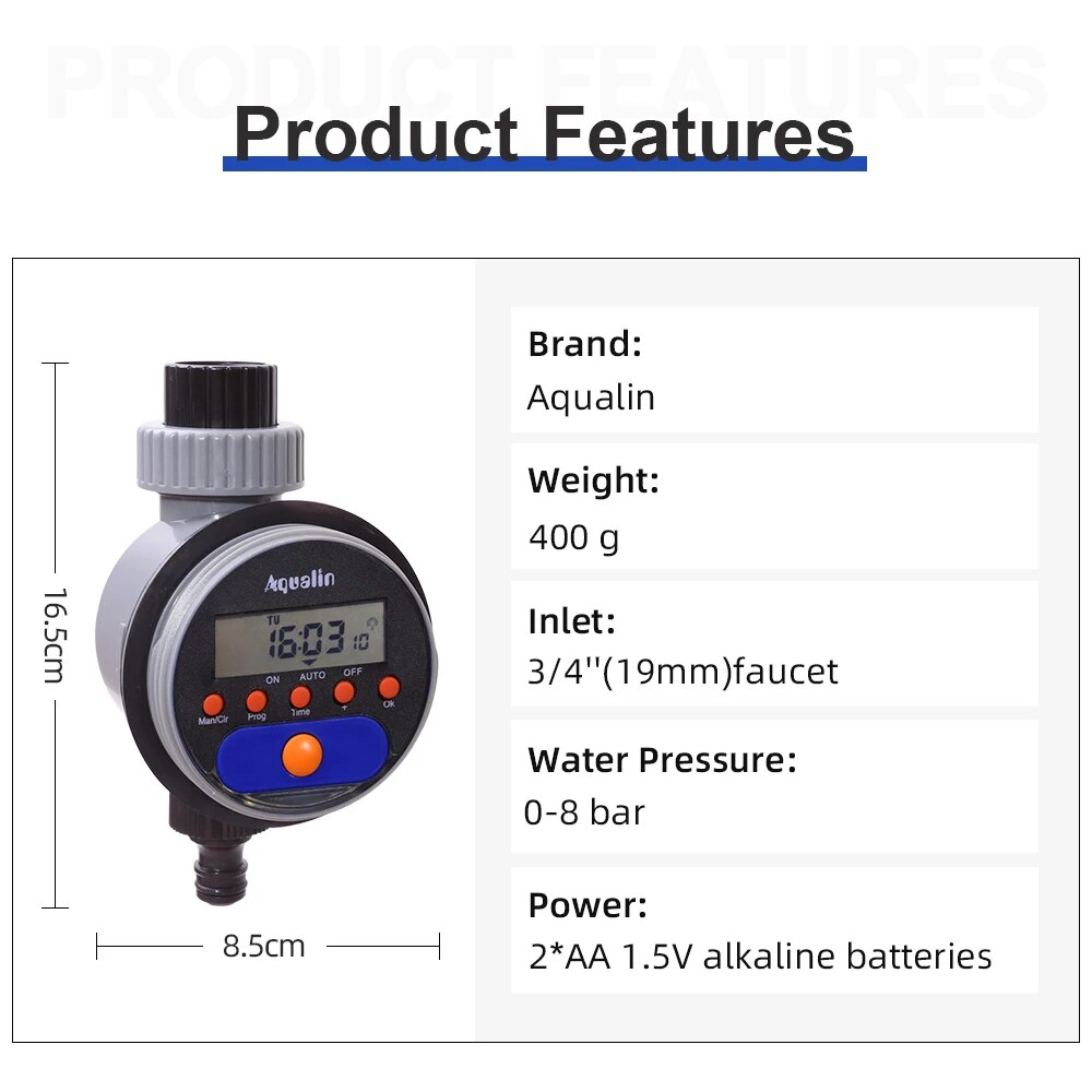 Automatic LCD Display Watering - Smart Garden Water Timer recensione e prezzo
