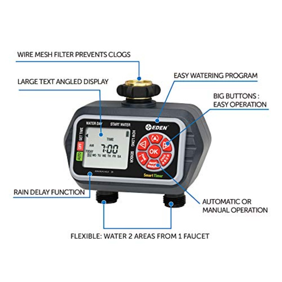 93412 Programmable Digital Wat - Smart Garden Water Timer recensione e prezzo