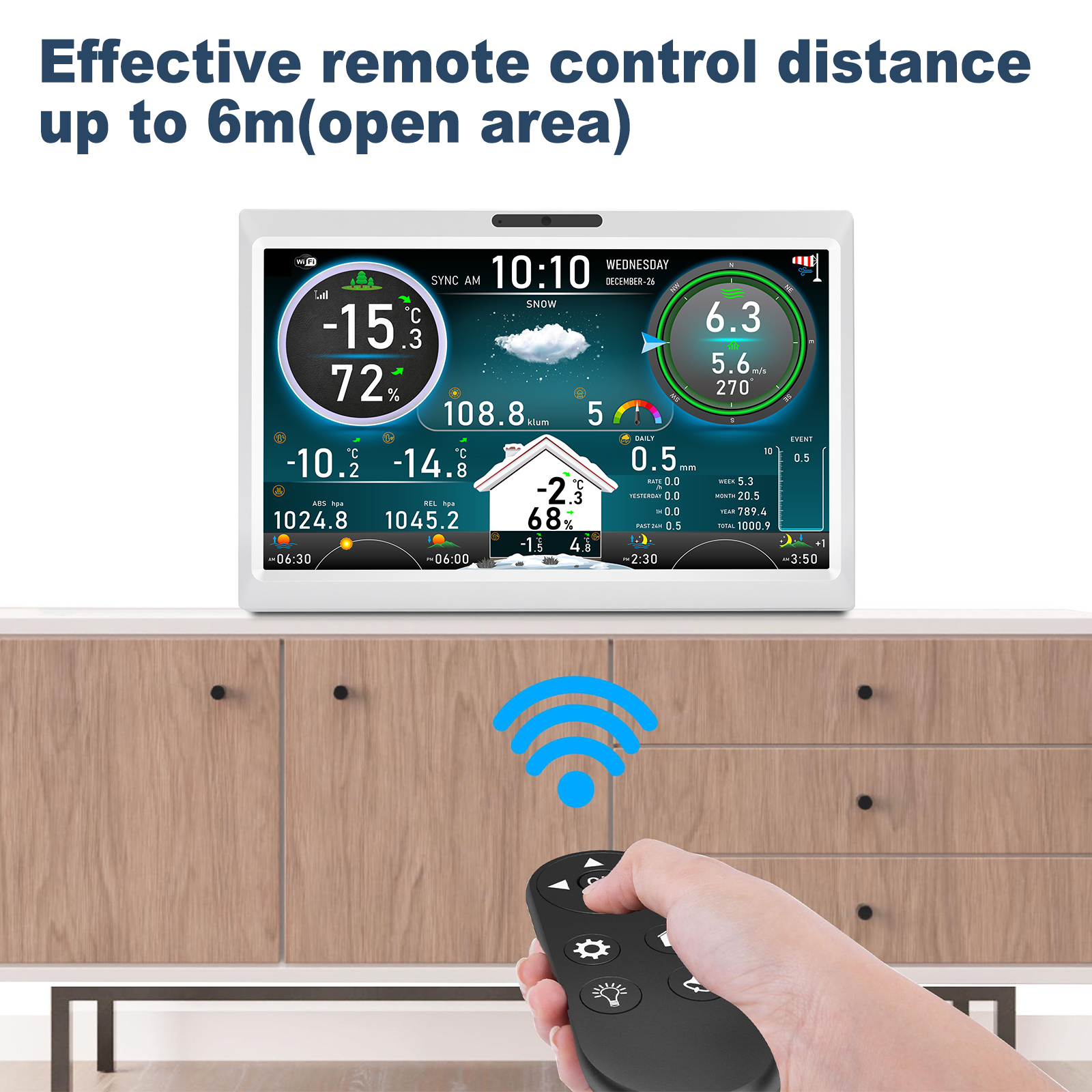 10.1 Inch HD TFT Display WiFi  - Rain Gauge Digital recensione e prezzo