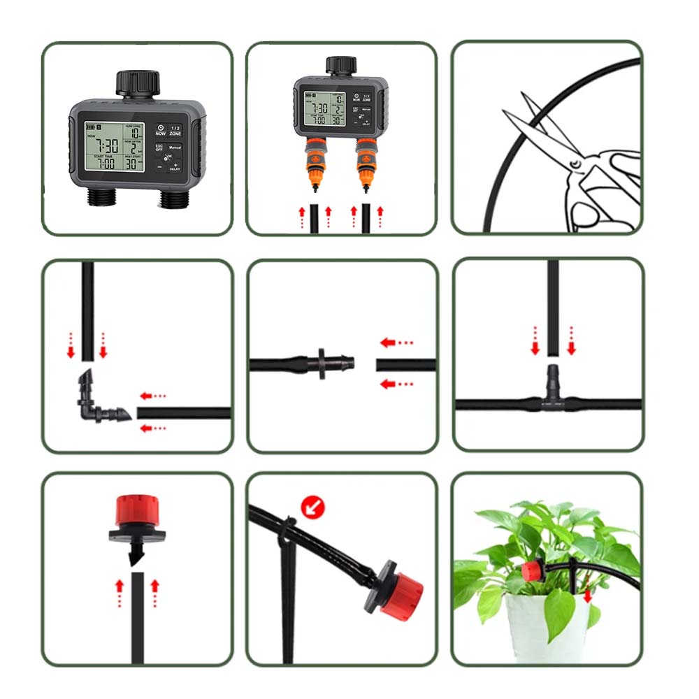 Dual Zone Independent Display  - Smart Garden Water Timer recensione e prezzo