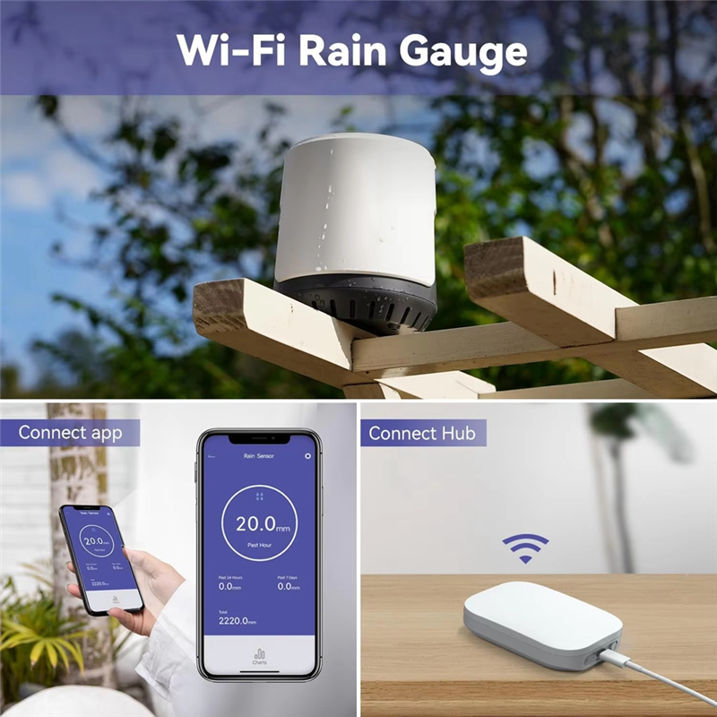 CQMF-Smart Wireless Digital Ra - Rain Gauge Digital recensione e prezzo