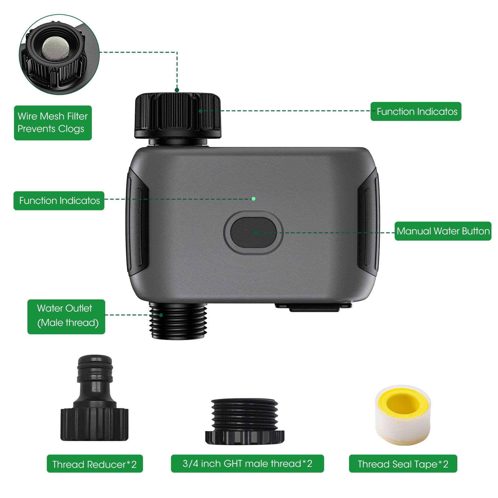 Insoma Wifi Sprinkler Timer Au - Smart Garden Devices recensione e prezzo