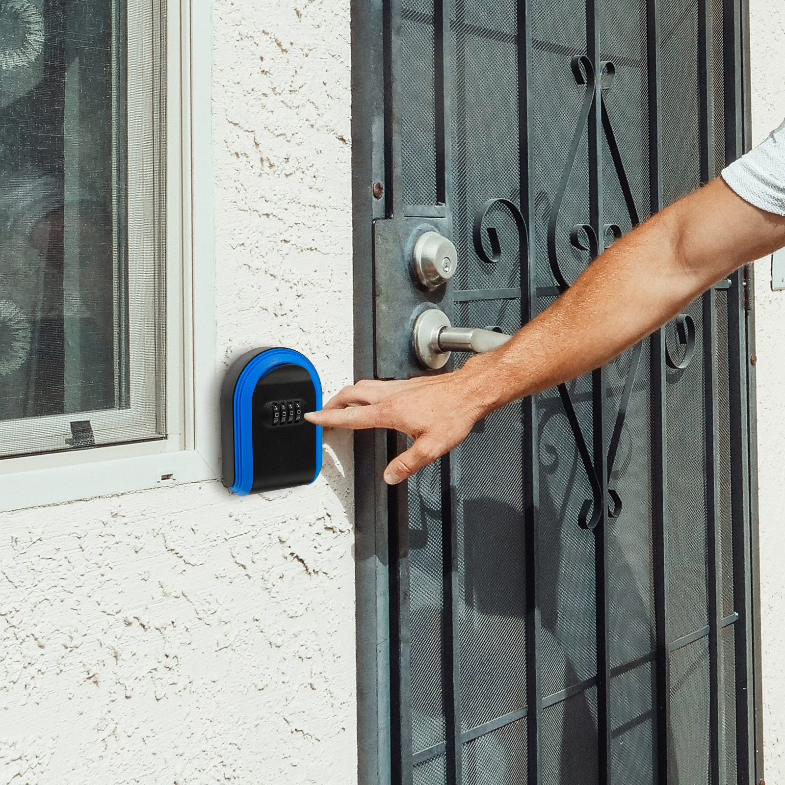 Key Lock Box Wall Mount Plasti - Smart Garden Gate Lock recensione e prezzo