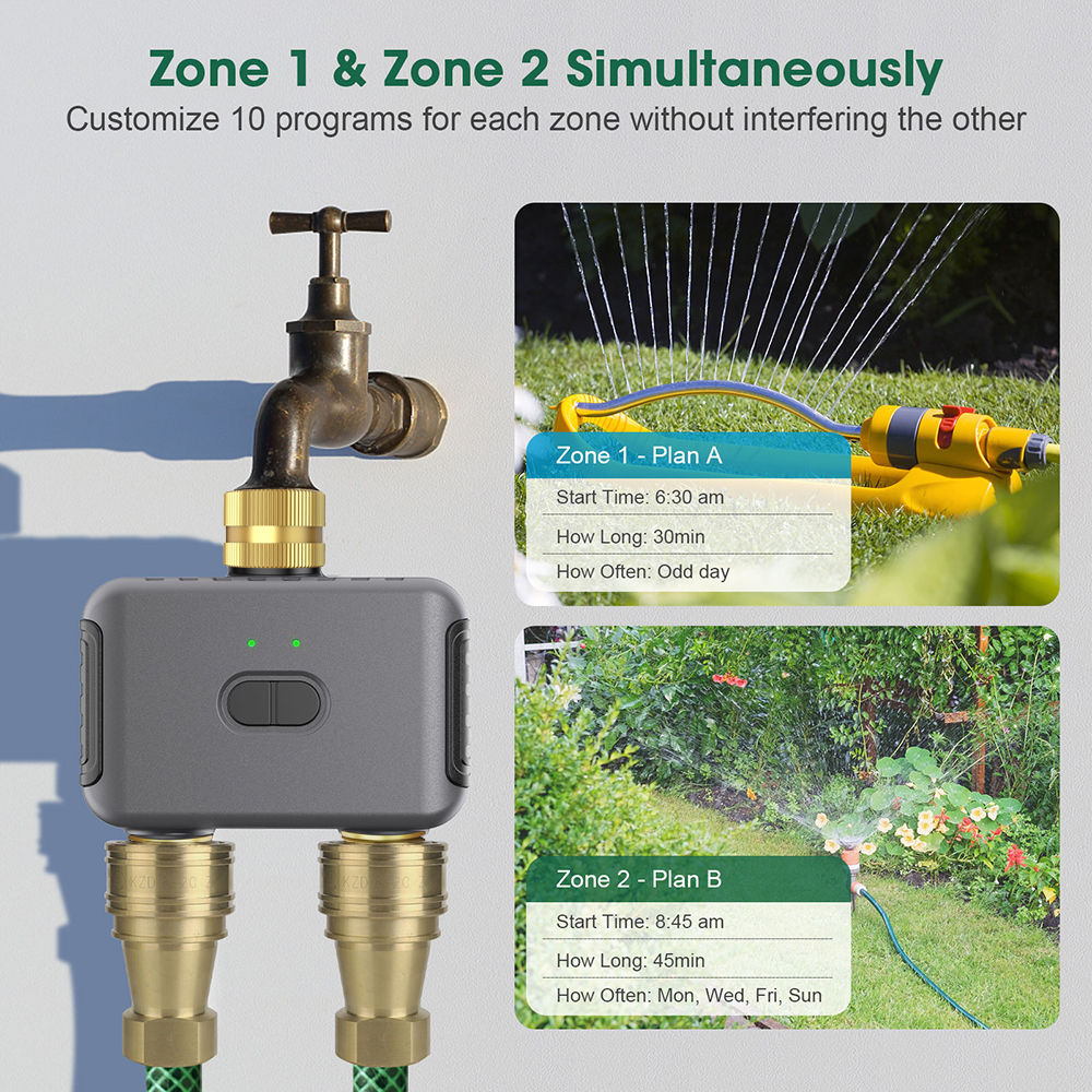 Tuya 2 Zone Watering Timer Gar - Smart Garden Devices recensione e prezzo