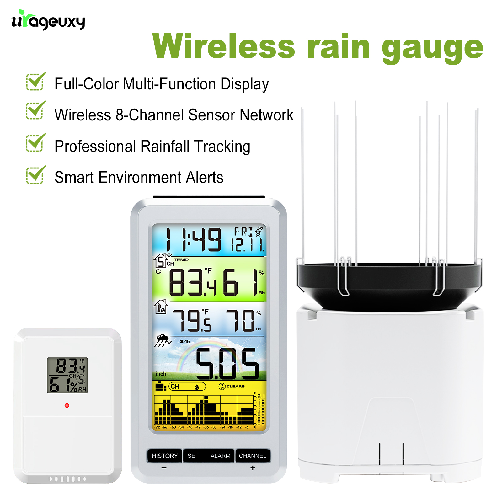Wireless Digital Pluviometer w - Rain Gauge Digital recensione e prezzo